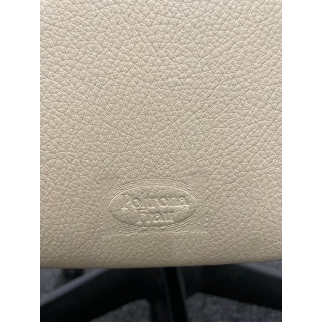 Jean-Marie Massaud Poltrona Frau Leather Executive Chair For Sale - Image 4 of 9