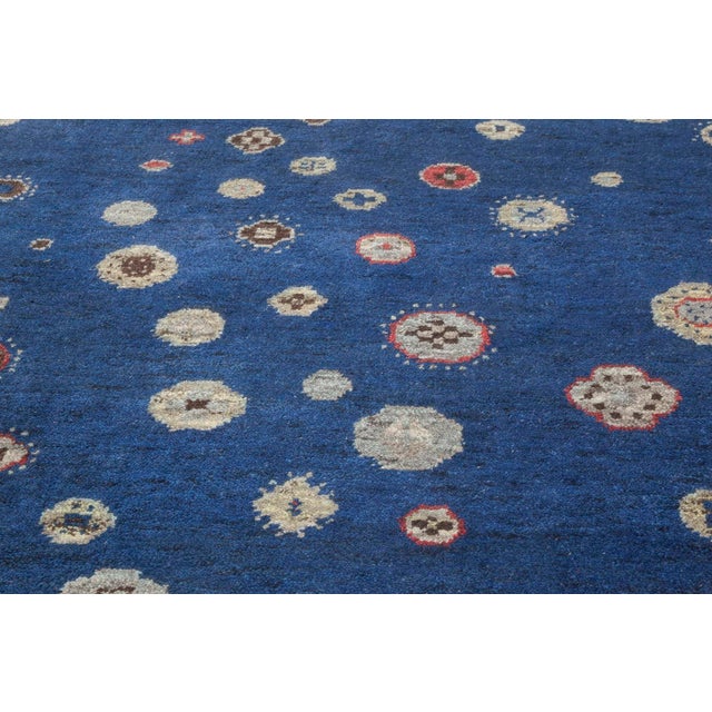 Early 21st Century Modern Flen Swedish-Inspired Abstract Pile Wool Rug by Doris Leslie Blau For Sale - Image 5 of 7