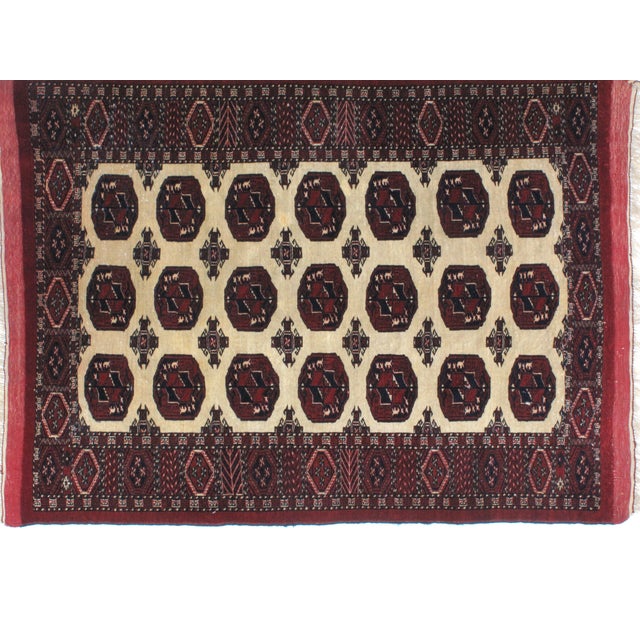 Leon Banilivi Antique Teke Rug - 4' x 5'5