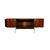 Vintage Mid Century Modern Architectural Rosewood Cabinet on Chrome Base For Sale - Image 9 of 16