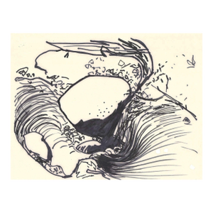 1950s Robert Angeloch Stream Drawing