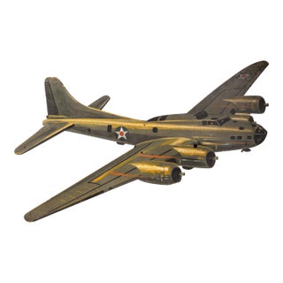 WWII-Era u.s. Army Air Corps Bomber Masonite Wall Display Cutout For Sale