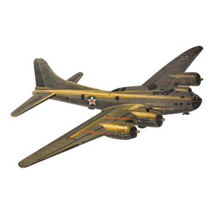 WWII-Era u.s. Army Air Corps Bomber Masonite Wall Display Cutout