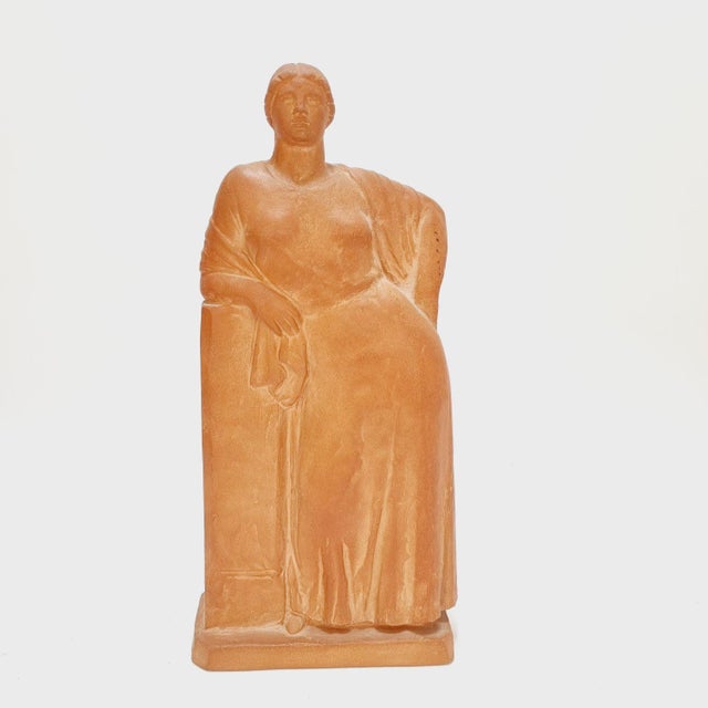 A finely modeled terracotta small sculpture by the renowned Hungarian artist Pál Pátzay, dating from the 1970s. This...