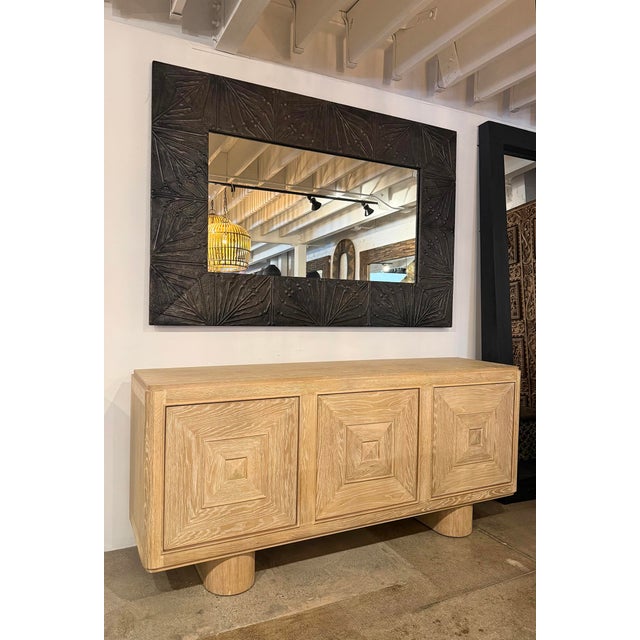 Modern 3-Panel Square Sideboard Credenza For Sale - Image 10 of 10