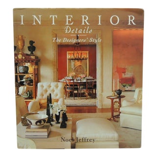Vintage Interior Details Mid-Century Hardcover Decorating Book by Noel Jeffrey For Sale