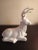 Ceramic 1980s White Porcelain Deer Figurine For Sale - Image 7 of 7