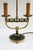 French Hollywood Regency Brass Bouillotte 2-Light Table Lamp, 1960s For Sale - Image 6 of 10