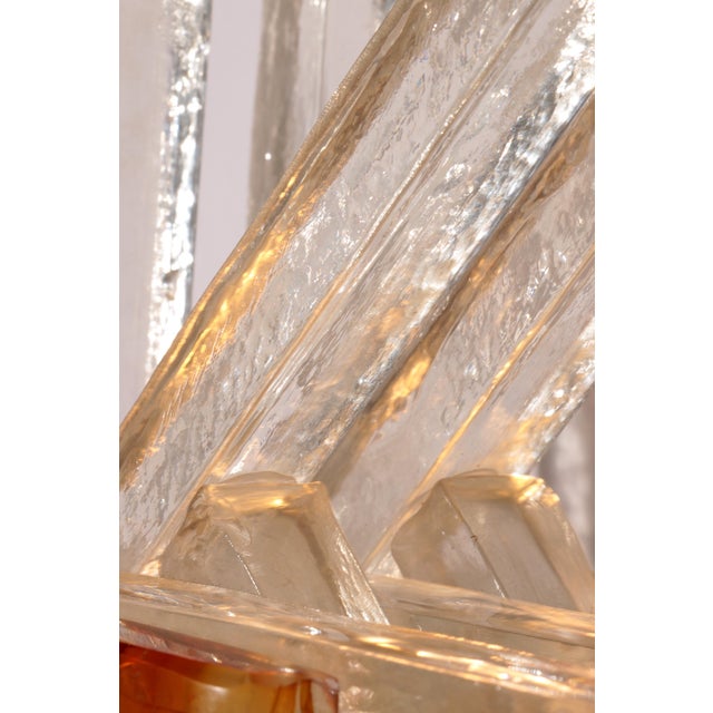 Glass Wall Light from Poliarte, Italy, 1970s For Sale - Image 6 of 10