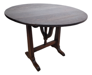 Antique French Vigneron Wine Tasting Table in Oak, 1850