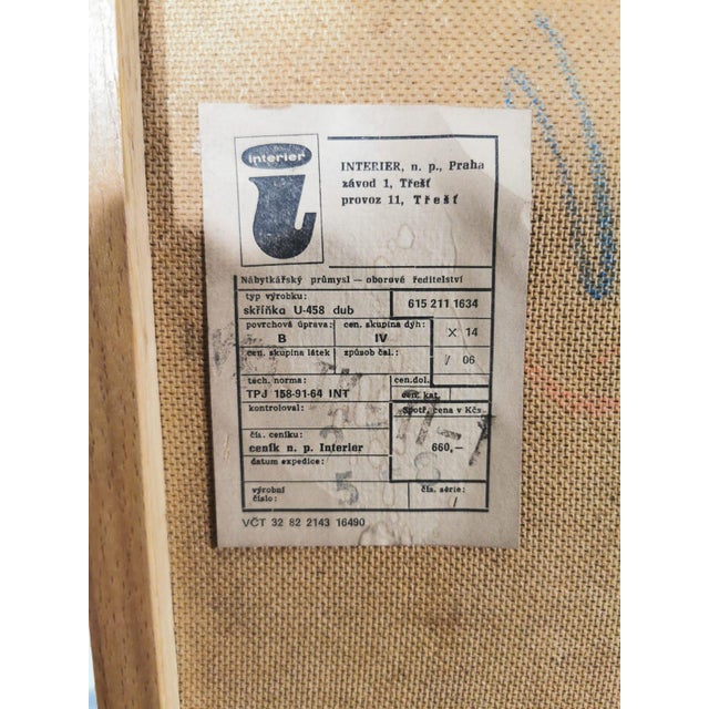 Wood Sideboard by Jiri Jiroutek for Interior Prague, 1960s For Sale - Image 7 of 18