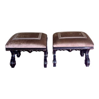 Early 21st Century Marge Carson Barcello Tuscan Benches - a Pair For Sale