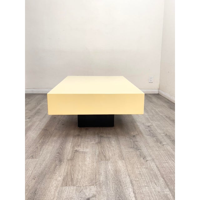 Wood Vintage Laquered Coffee Table For Sale - Image 7 of 10