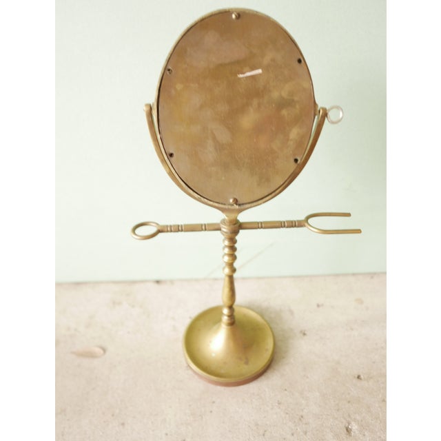 Antique Brass Shaving Mirror Chairish