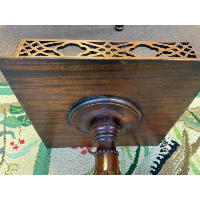 19th Century Georgian Style Kettle Stand Table For Sale In New York - Image 6 of 9