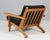 Wood GE-370 Lounge Chair in Oak Frame and Full Grain Leather by Hans J. Wegner for Getama, 1960s For Sale - Image 7 of 8