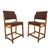 Mid 20th Century Swedish Teak Counter Stools Designed by Svegards Markaryd, Set of 2 For Sale In Miami - Image 6 of 11