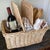 This charming rattan / wicker picnic basket is generous in size. It features a sturdy woven construction, perfect for...