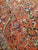 Antique Farahan Sarouk Rug, Handmade Oriental Rug, Rusty Red Navy Blue Very Fine For Sale - Image 11 of 18