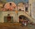 Sartorelli, Animated Landscape, 1920s, Oil on Canvas For Sale - Image 10 of 10