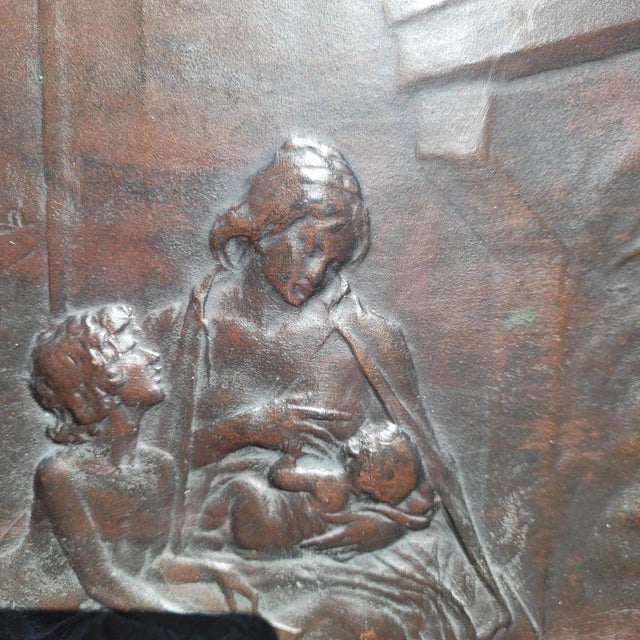 Large Early 20th Century Bronze Allegory in Relief from Georges Dupré For Sale - Image 12 of 18