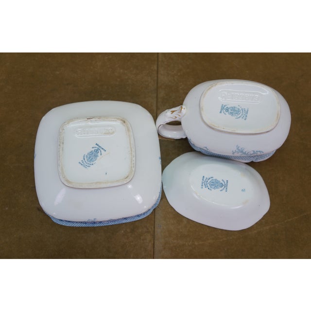 Antique Victorian Henry Alcock & Co Brunswick Lidded Tureen Pitcher Bowl - 3 pcs For Sale - Image 16 of 17