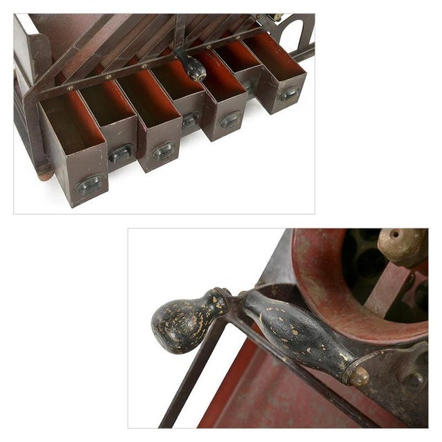 Antique Belgian Coin Sorter, 20th Century For Sale - Image 5 of 9