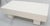 Robert Kuo Mid Century Modern Double Pedestal Thick Cream Off-White Lacquer Coffee Table For Sale - Image 4 of 11