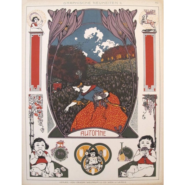 Vintage German Decorator Sheets Circa 1900s For Sale