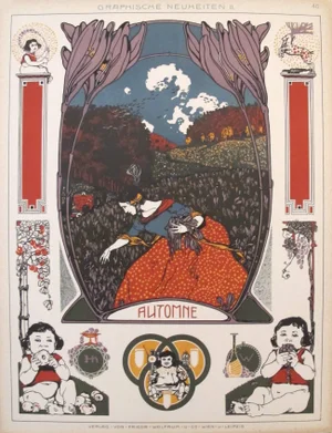 Vintage German Decorator Sheets Circa 1900s