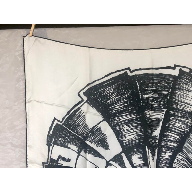 Georgio Di Sant'Angelo Silk Scarf Textile Panel For Sale - Image 12 of 17