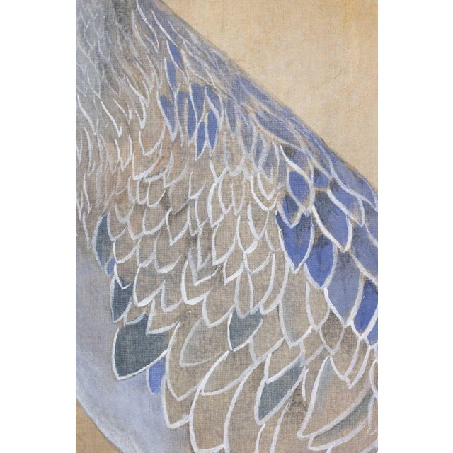 Contemporary French Artist, Nile Shoebill, Painted Canvas For Sale - Image 3 of 9