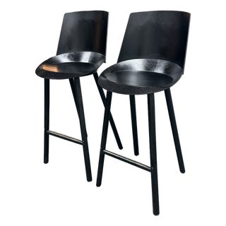 Stefan Diez for E15 Jean Barstools, Pair For Sale