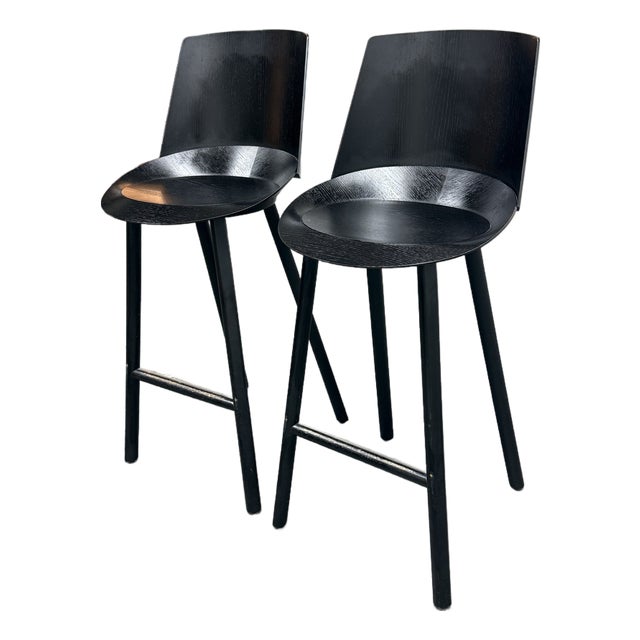 Stefan Diez for E15 Jean Barstools, Pair For Sale