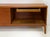 Vintage Danish Modern Teak Credenza Cabinet, Sliding Doors With Inset Pulls For Sale In Miami - Image 6 of 7