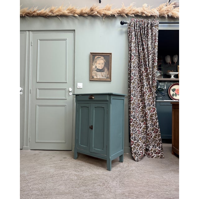 Small Parisian Painted Buffet, 1950s For Sale - Image 4 of 18