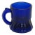 Cobalt Blue Mini Beer Shot Cup Toothpick Holder For Sale