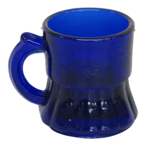 Cobalt Blue Mini Beer Shot Cup Toothpick Holder
