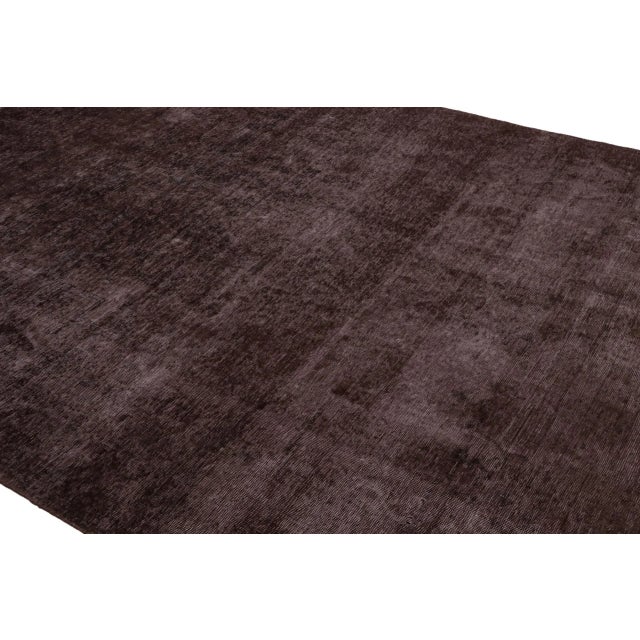 1970s Vintage Persian Rug in Brown and Pink, From Rug & Kilim For Sale - Image 5 of 7