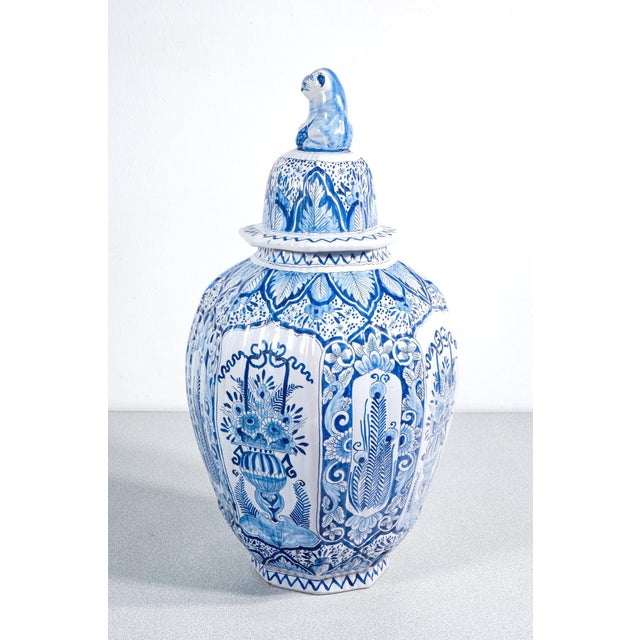 Lidded Vases, Delft, 1800, Set of x For Sale - Image 5 of 18