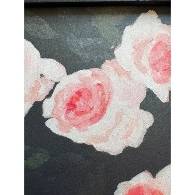 Abstract Mini 2025 Carolyn Misterek Repro Print in Custom Hand-Painted Frame For Sale - Image 3 of 3