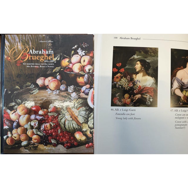 Abraham Brueghel, Girl with Flowers and Fruit, 1680, Oil on Canvas, Framed For Sale - Image 13 of 17