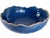 Early 21st Century Contemporary Thai Rustic Blue Wood-Ash Glazed Pottery Bowl For Sale - Image 5 of 10
