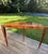 Flame Mahogany Demi-Lune Accent Table For Sale In New York - Image 6 of 18