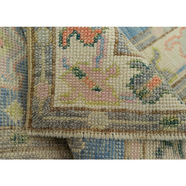 Turkish Oushak Rug 2' x 4'11" #20128 For Sale In Houston - Image 6 of 8