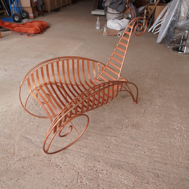 Scrolled Lounger by André Dubreuil For Sale - Image 18 of 18