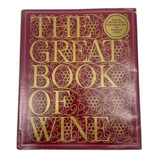 The Great Book of Wine Edita Lausanne Published by Galahad Books, New York, 1973 For Sale