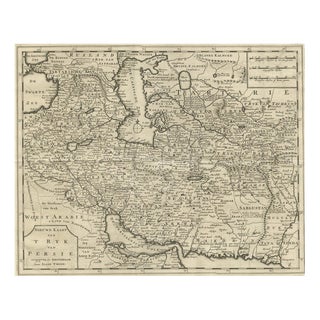 Map of Persia, 1730 For Sale