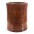 Large Chinese Export Hardwood Scholar's Brush Pot Vessel For Sale