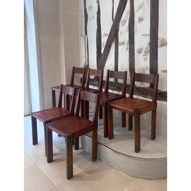 S24 Chair by Pierre Chapo, 1967, Set of 6 For Sale - Image 13 of 18